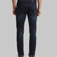 ColorPlus Tapered Fit Woven Design Medium Blue Jeans