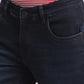ColorPlus Tapered Fit Woven Design Medium Blue Jeans