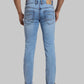 ColorPlus Tapered Fit Woven Design Dark Blue Jeans
