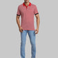 ColorPlus Tapered Fit Woven Design Dark Blue Jeans
