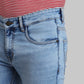 ColorPlus Tapered Fit Woven Design Dark Blue Jeans
