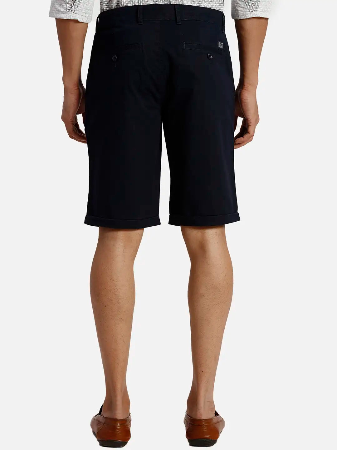 ColorPlus Regular Fit Solid Medium Khaki Short