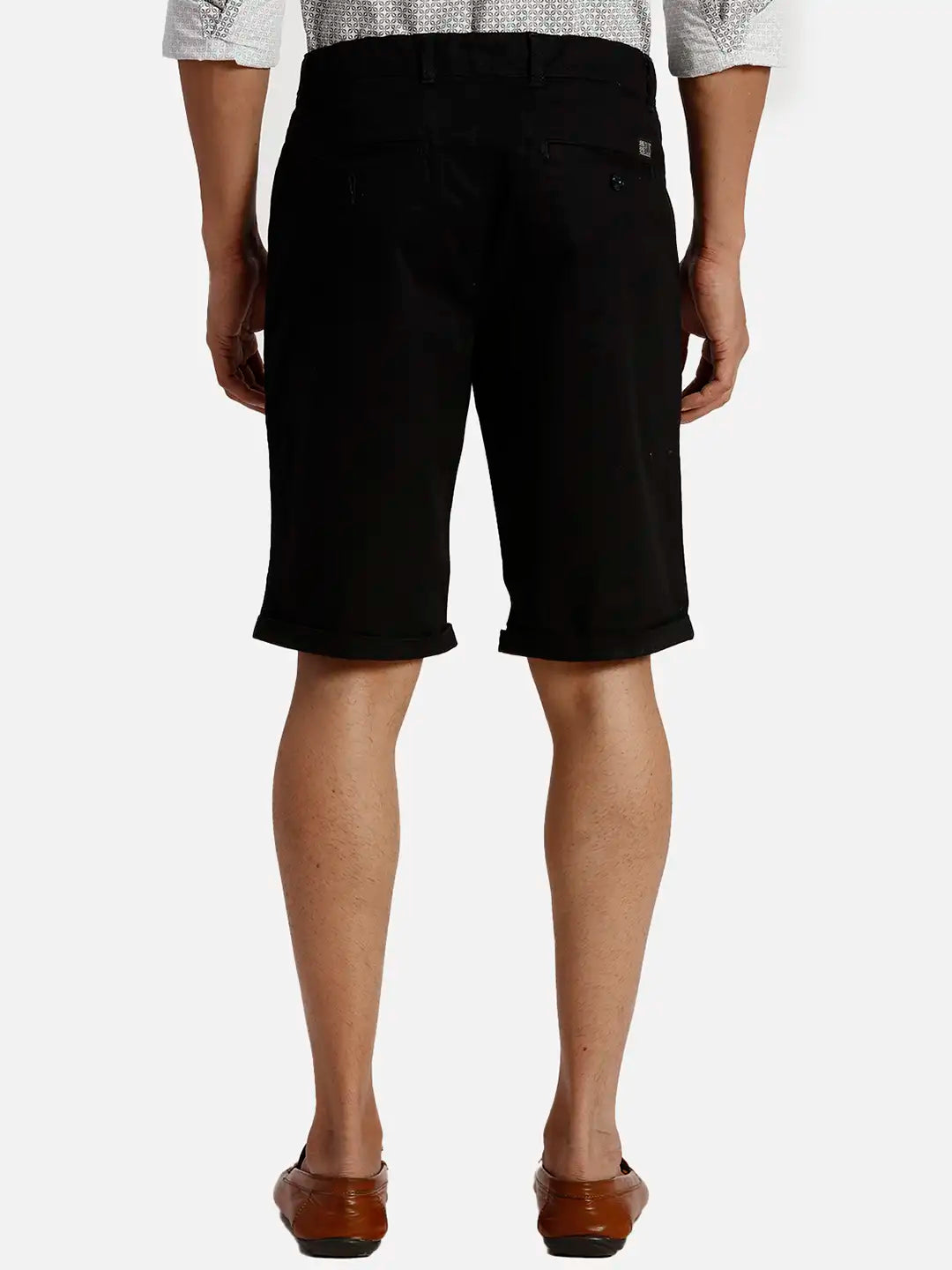 ColorPlus Regular Fit Solid Dark Green Short