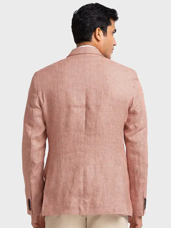 Men Contemporary Fit Grey Blazer