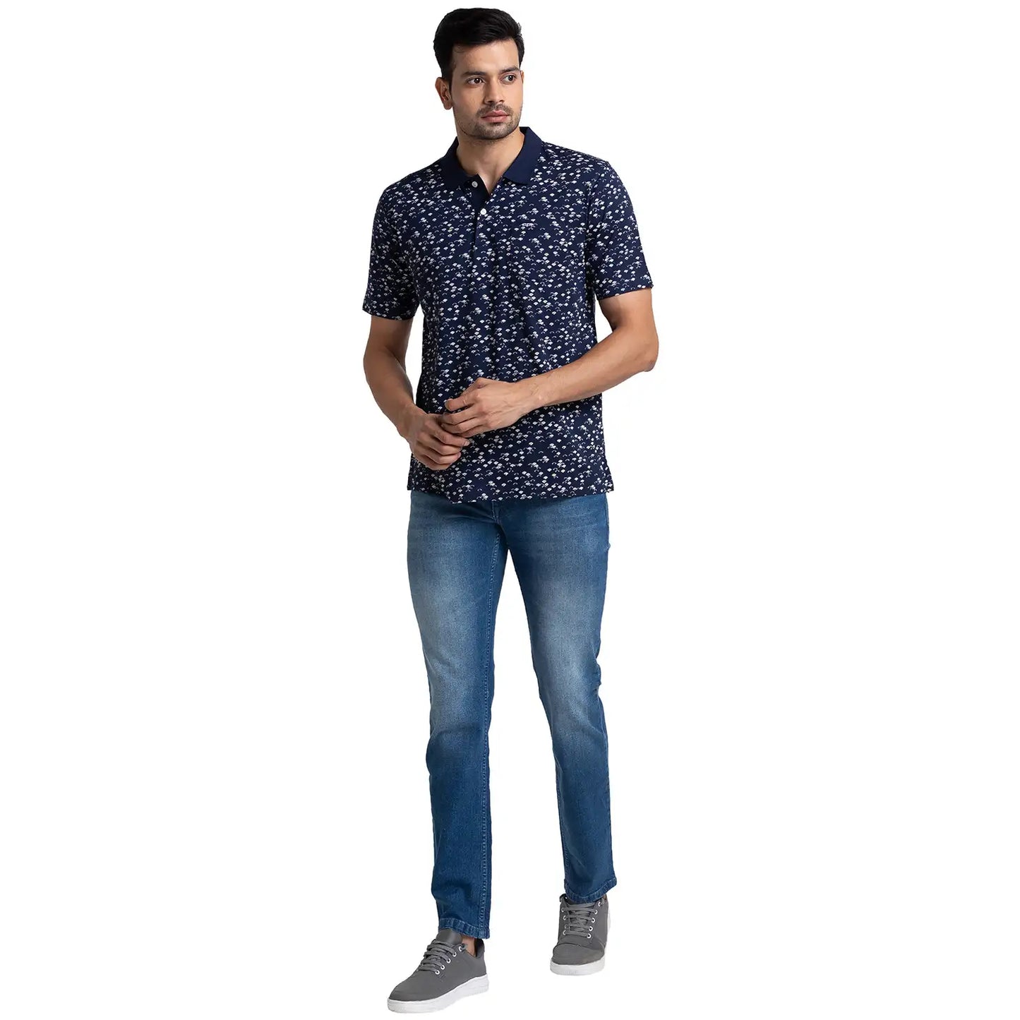 Men Regular Fit Red Polo