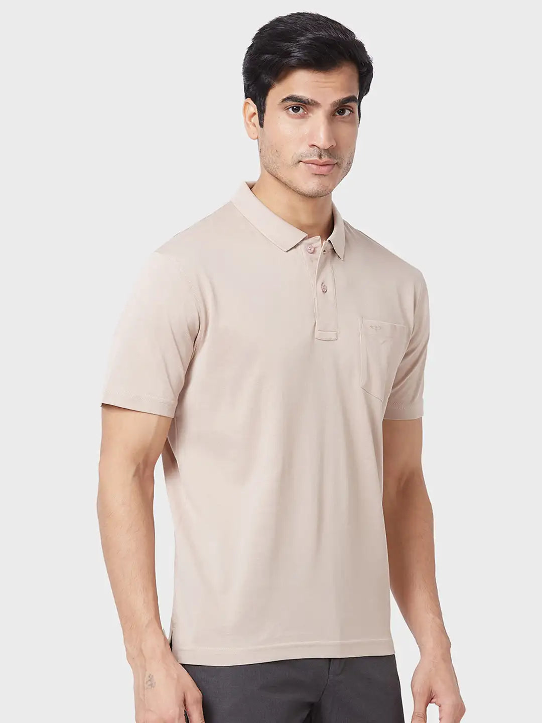 Men Classic Fit White T-Shirt