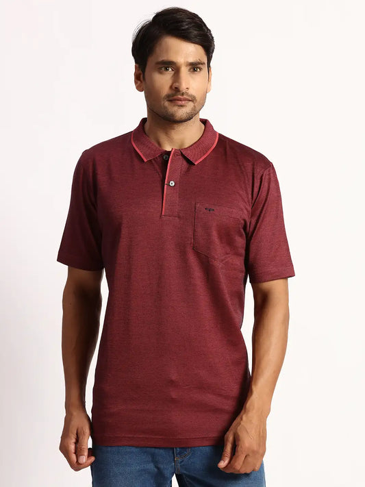 Men  Orange T-SHIRT