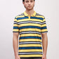 Colorplus Men Navy Solid Classic Fit Cotton Half Sleeve T-Shirt