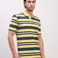 Colorplus Men Navy Solid Classic Fit Cotton Half Sleeve T-Shirt