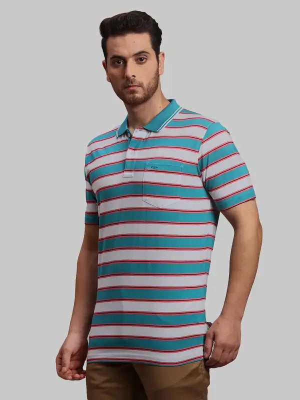 Men Classic Fit Orange T-Shirt