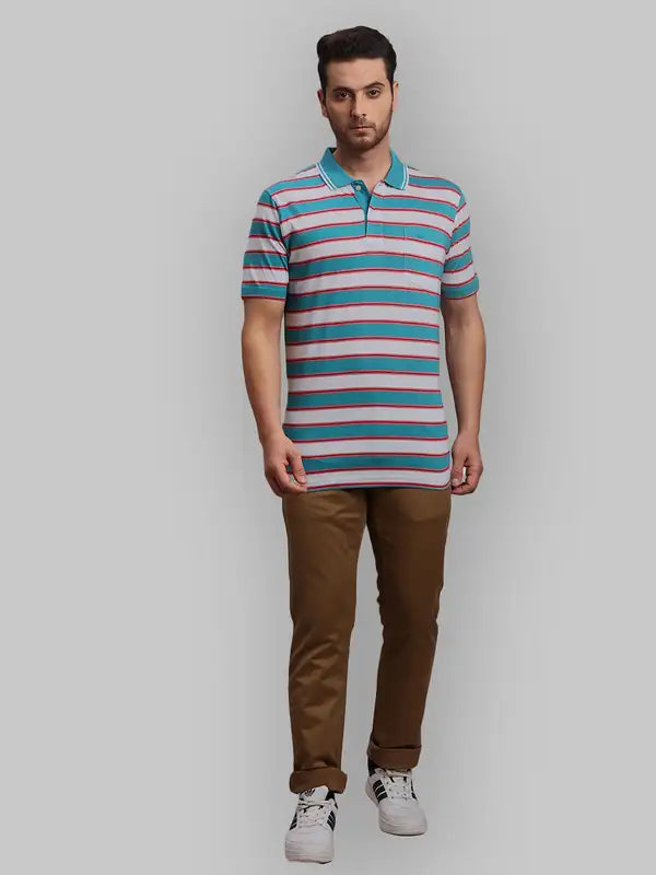 Men Classic Fit Orange T-Shirt