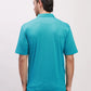 Colorplus Men Blue Solid Classic Fit Cotton Half Sleeve T-Shirt