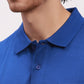Colorplus Men Red Solid Classic Fit Cotton Half Sleeve T-Shirt