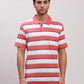Colorplus Men Blue Print Classic Fit Cotton Half Sleeve T-Shirt