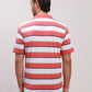 Colorplus Men Blue Print Classic Fit Cotton Half Sleeve T-Shirt