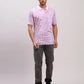 Colorplus Men Blue Print Classic Fit Cotton Half Sleeve T-Shirt