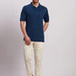 Men Black Classic Fit Solid Cotton Half Sleeve T-Shirt