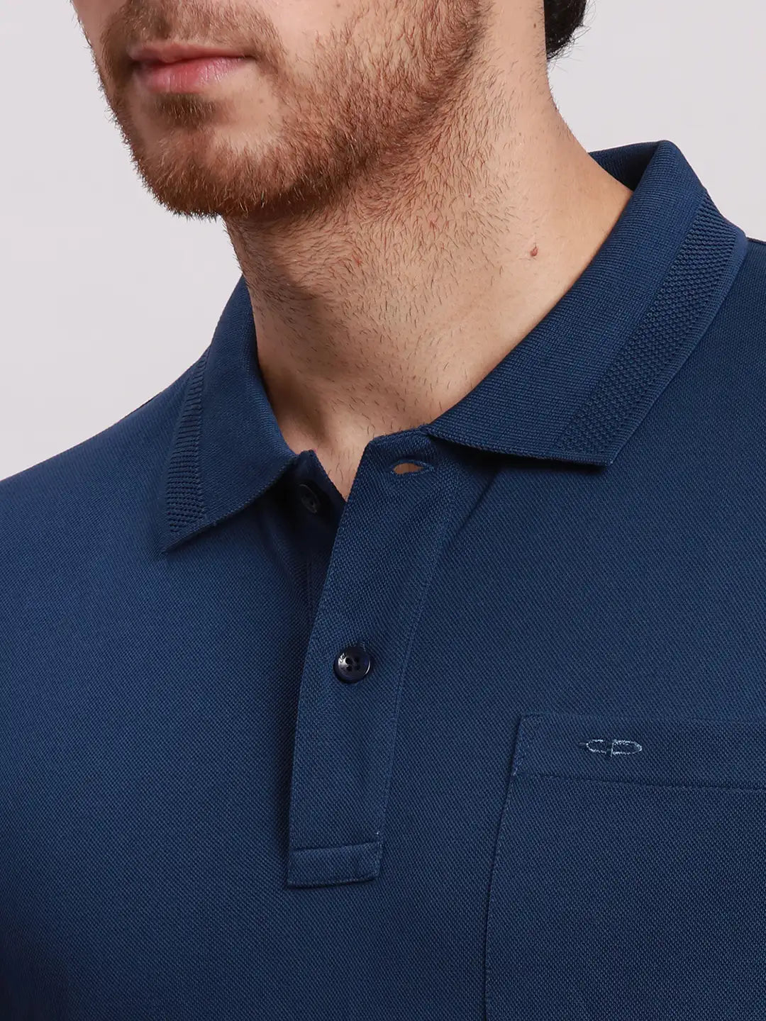 Men Black Classic Fit Solid Cotton Half Sleeve T-Shirt