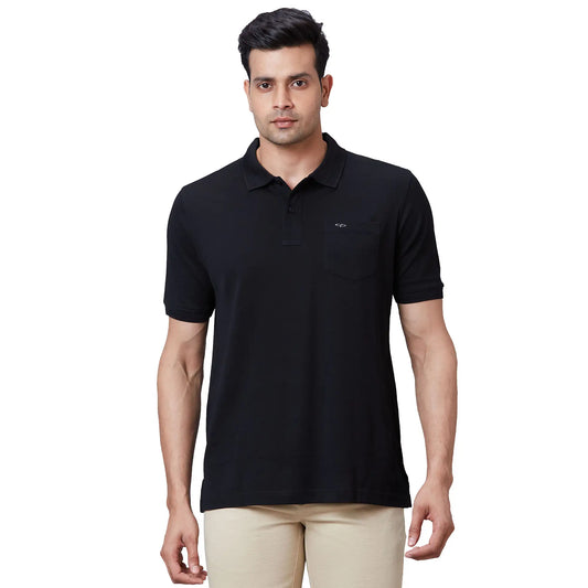 Men Maroon Classic Fit Solid Cotton Half Sleeve T-Shirt