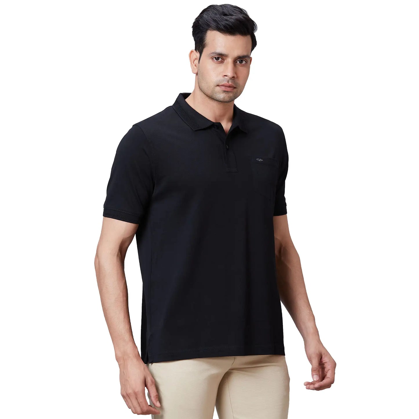 Men Maroon Classic Fit Solid Cotton Half Sleeve T-Shirt