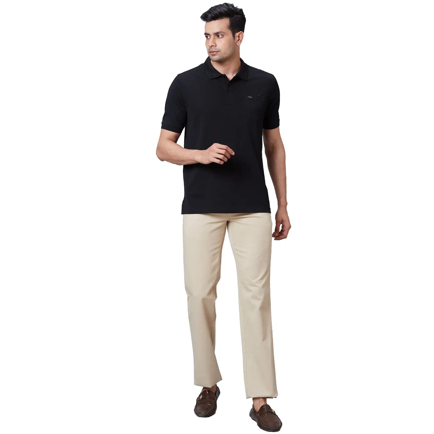 Men Maroon Classic Fit Solid Cotton Half Sleeve T-Shirt