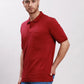 Men Green Classic Fit Solid Cotton Half Sleeve T-Shirt