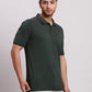 Men White Tailored Fit Solid Cotton Half Sleeve T-Shirt