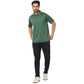 ColorPlus Men Red Solid Comfort Fit Cotton Half Sleeve T-Shirt