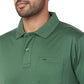 ColorPlus Men Red Solid Comfort Fit Cotton Half Sleeve T-Shirt