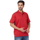 ColorPlus Men Blue Print Comfort Fit Cotton Half Sleeve T-Shirt
