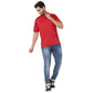 ColorPlus Men Blue Print Comfort Fit Cotton Half Sleeve T-Shirt