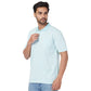 ColorPlus Men Navy Print Comfort Fit Cotton Half Sleeve T-Shirt