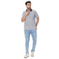 ColorPlus Men Green Print Comfort Fit Cotton Half Sleeve T-Shirt