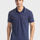 Men Tailored Fit Dark Blue Polo