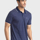 Men Tailored Fit Dark Blue Polo