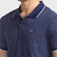 Men Tailored Fit Dark Blue Polo