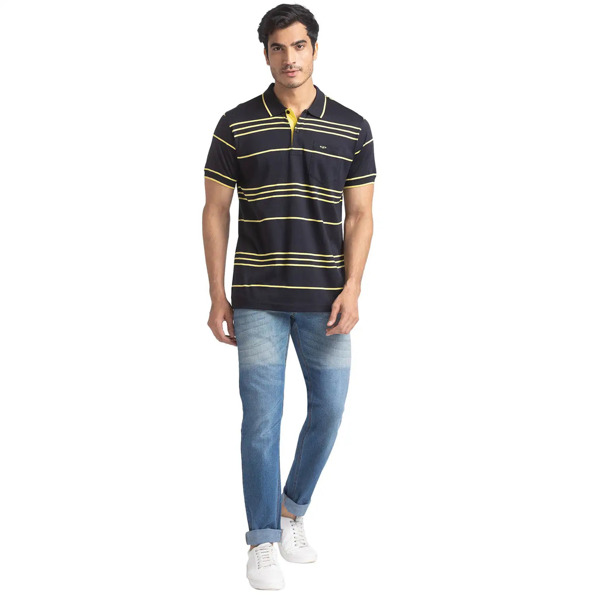 Men Tailored Fit Red Polo