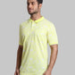 Casual Slim Fit Yellow T-Shirt