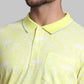 Casual Slim Fit Yellow T-Shirt