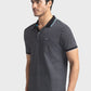 Men Tailored Fit Medium Blue Polo