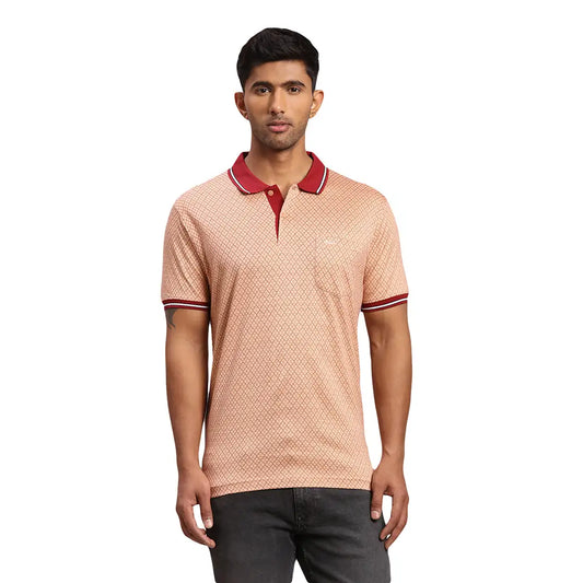 Men Tailored Fit White Polo