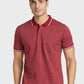 Men Tailored Fit Pink Polo