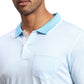Men Tailored Fit Navy Polo