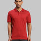Men Tailored Fit Light Blue Polo