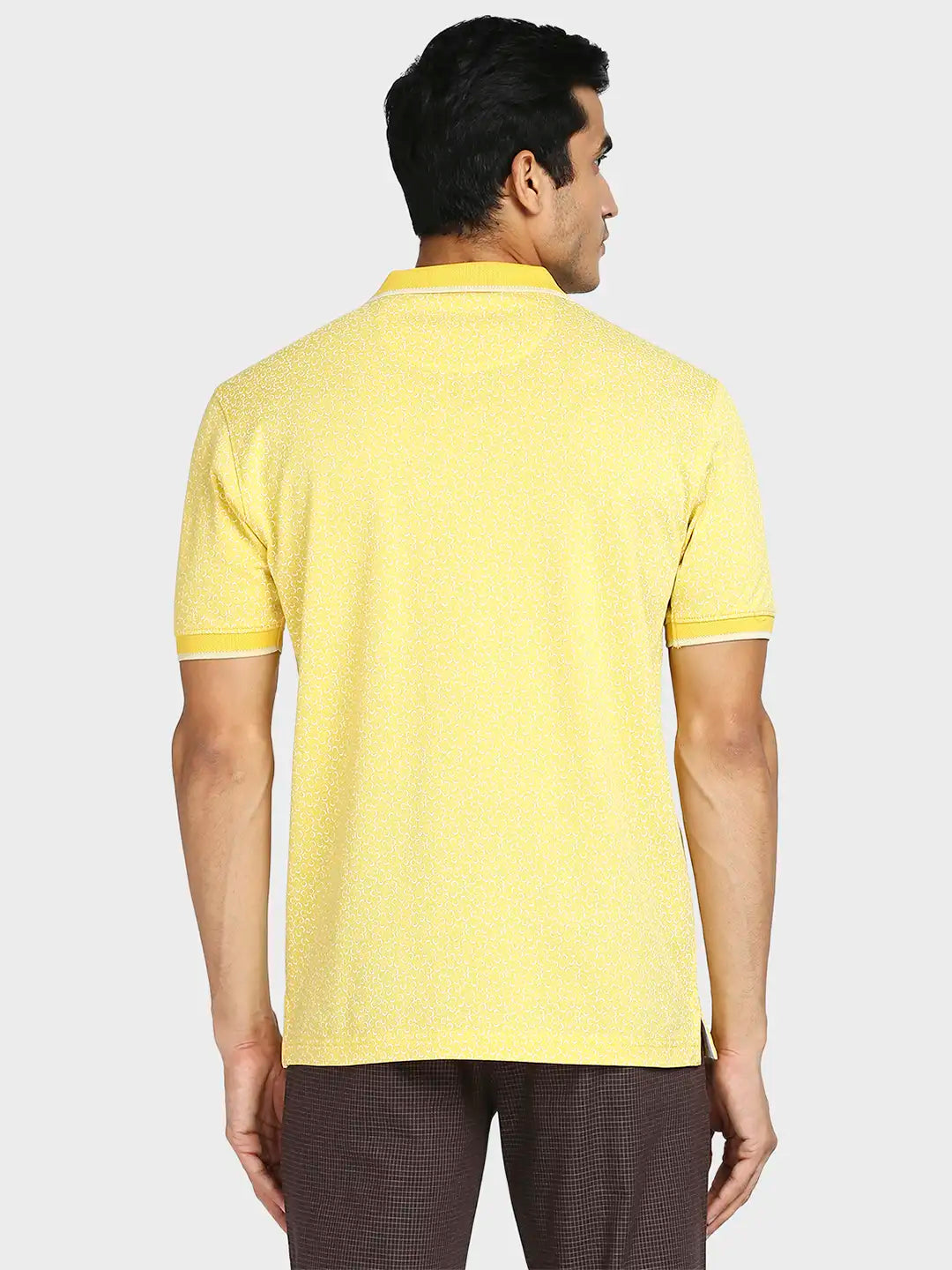 Men Tailored Fit Dark Green Polo