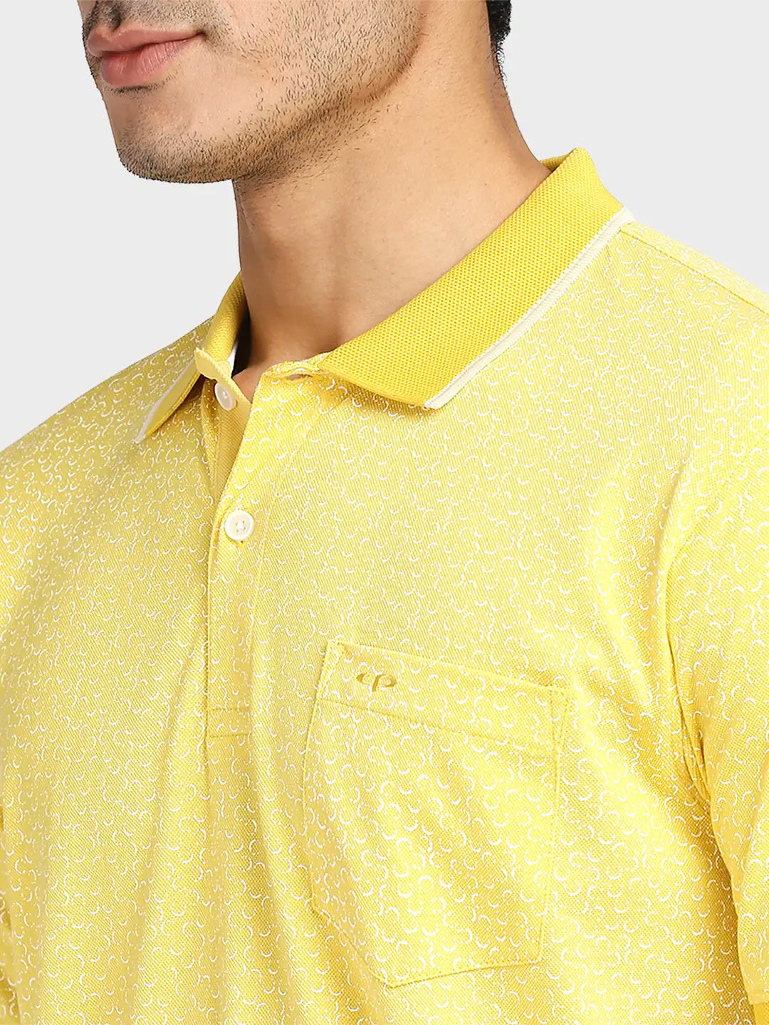 Men Tailored Fit Dark Green Polo