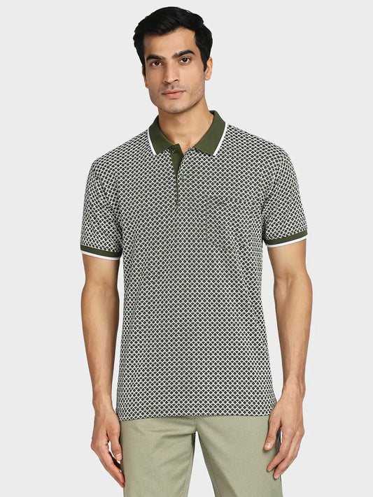 Men Tailored Fit Medium Maroon Polo