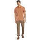 Men Tailored Fit Blue Polo