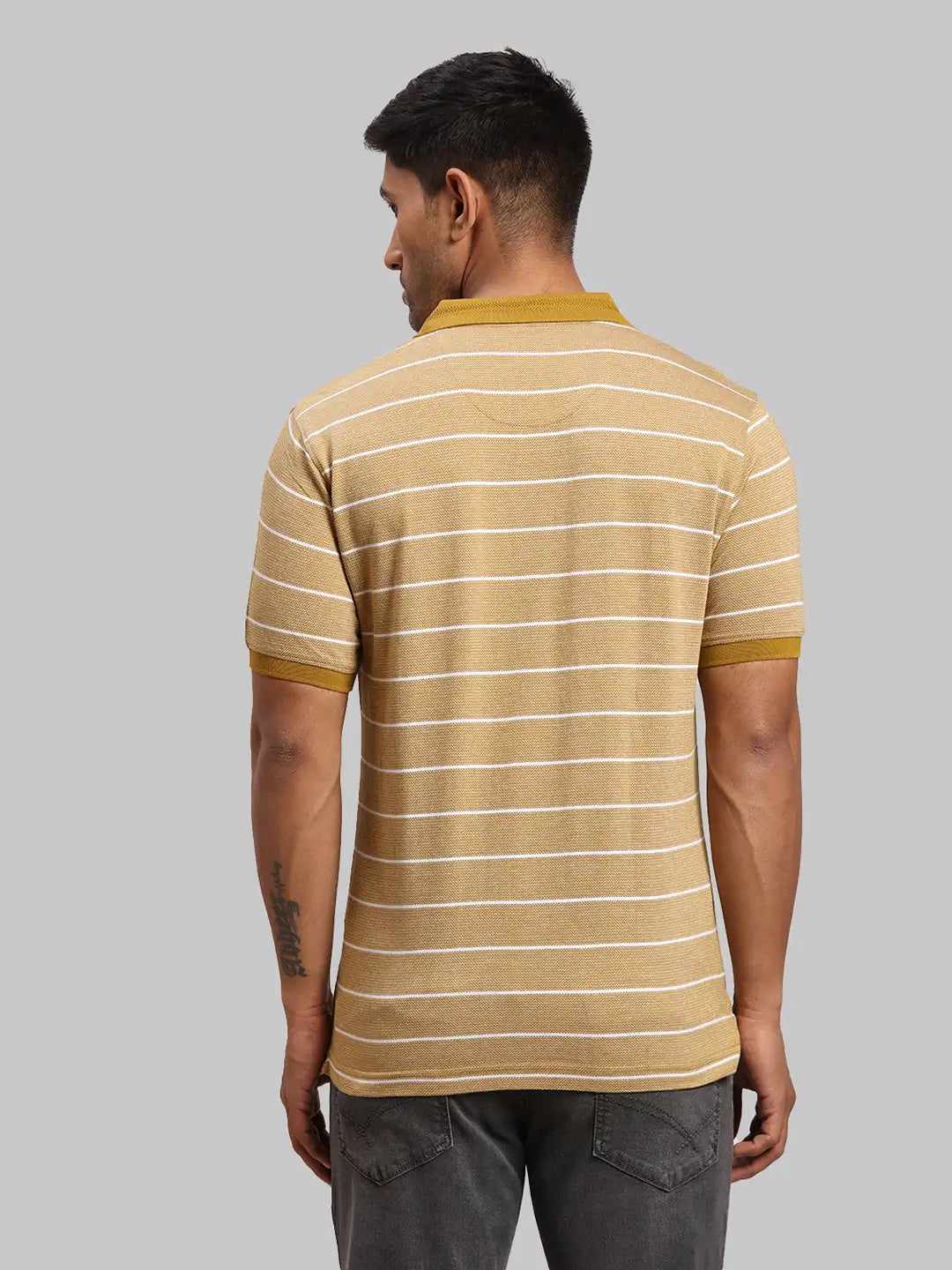Men Tailored Fit Medium Red Polo