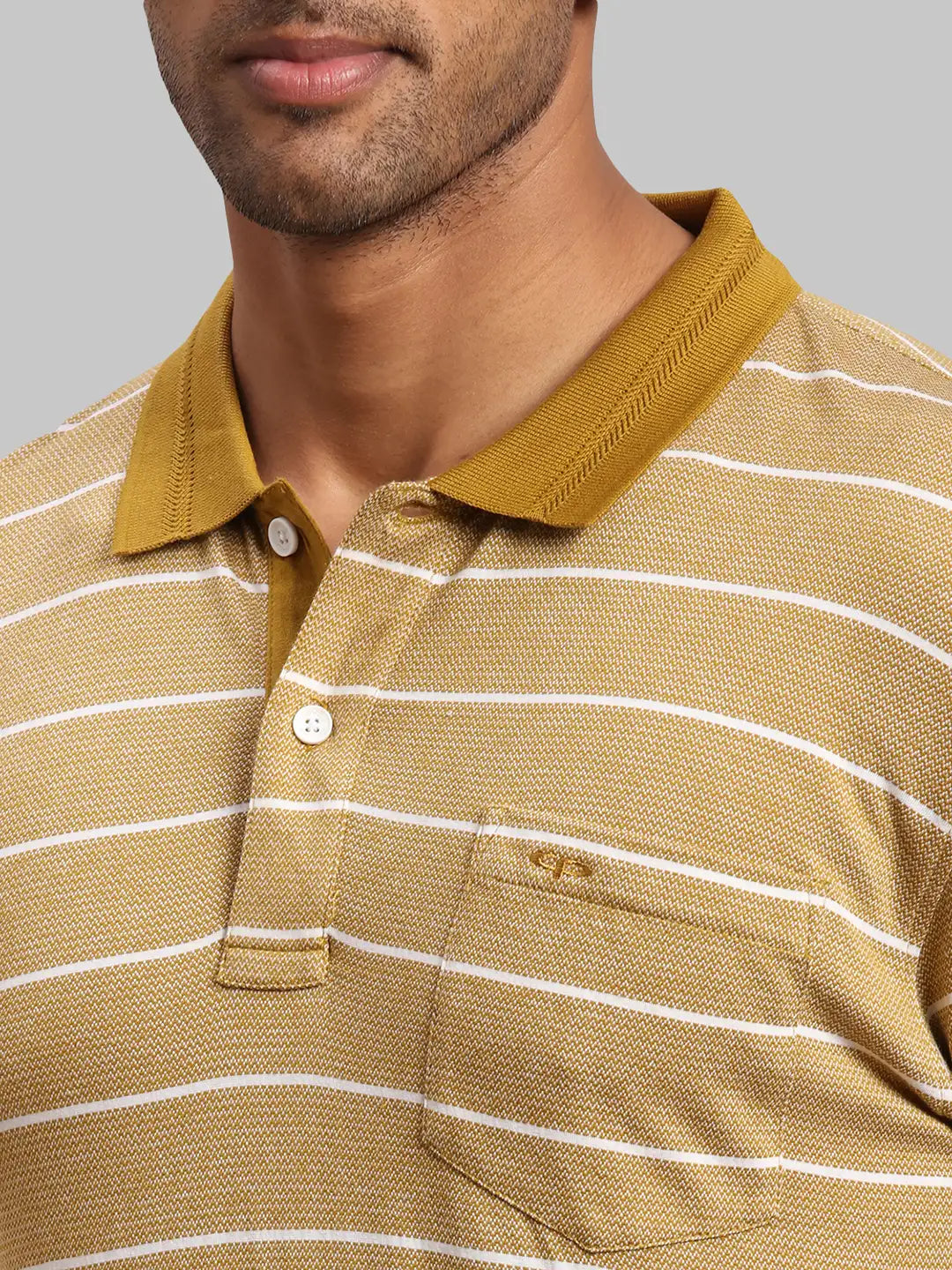 Men Tailored Fit Medium Red Polo